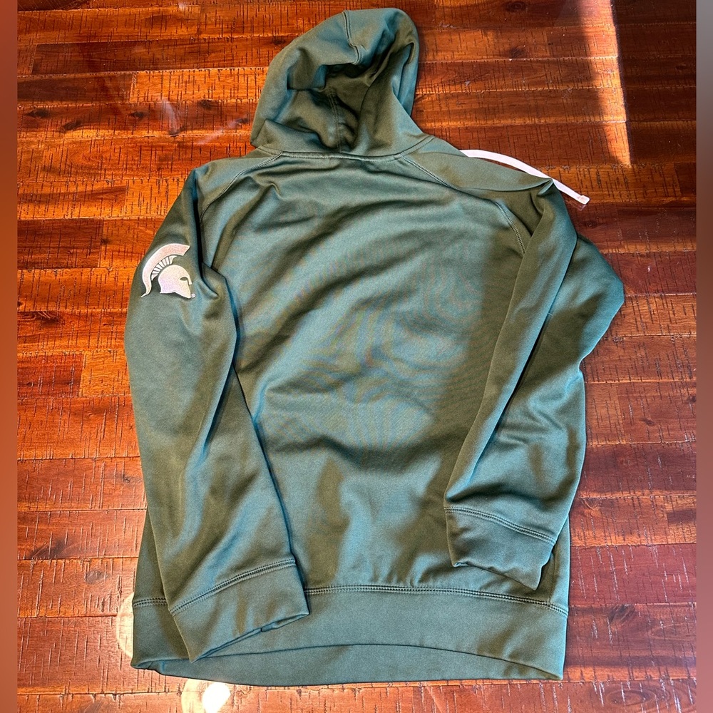 Men’s MSU Spartan Embroidered Hoodie - Picture 2 of 3
